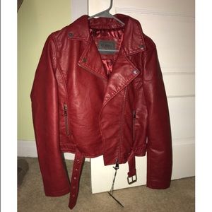 Own The World Faux Leather Jacket